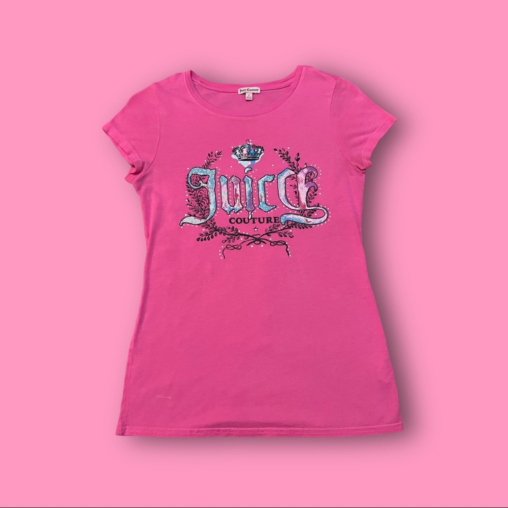 Pink Juicy Couture rhinestone shirt!!